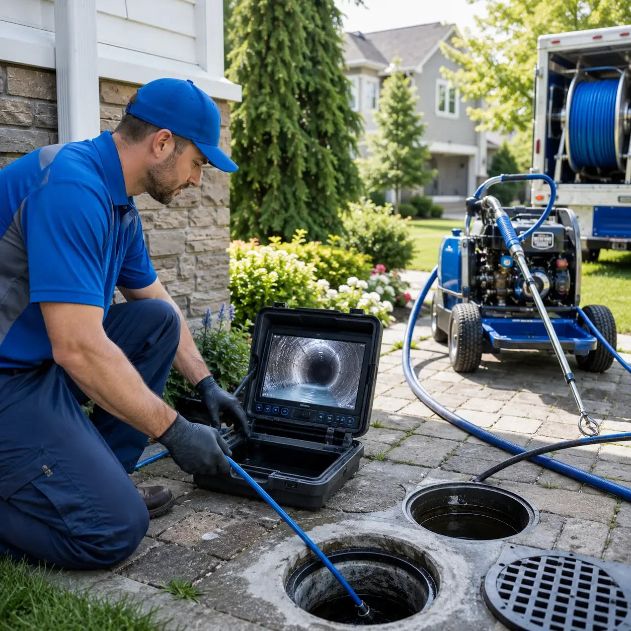 Outdoor drain cleaning professionals serving Morrisonville, NY